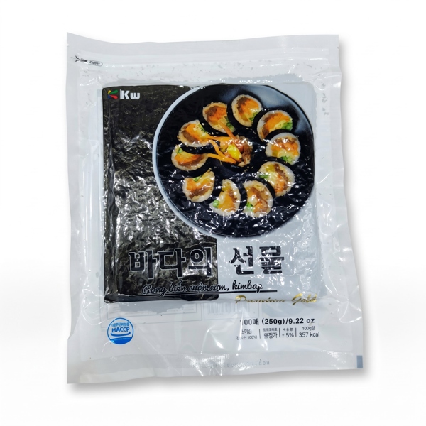 Rong Biển Cuộn Cơm KWOOK 100 Lá 250g (Cao cấp)
